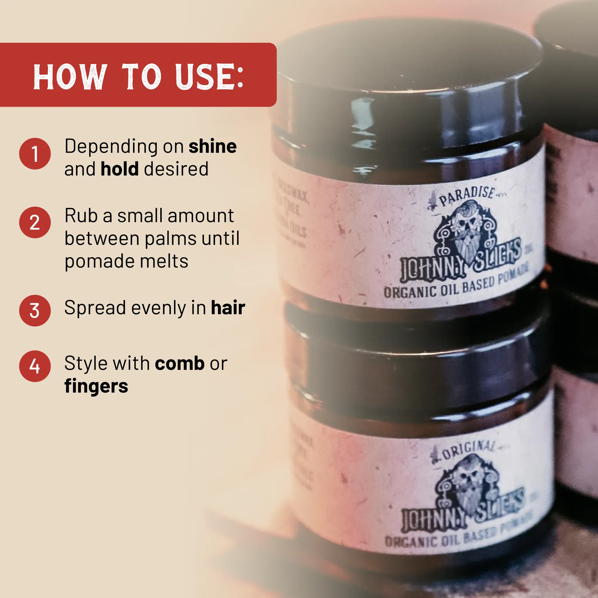 Organic Oil Based Pomade - Image 5